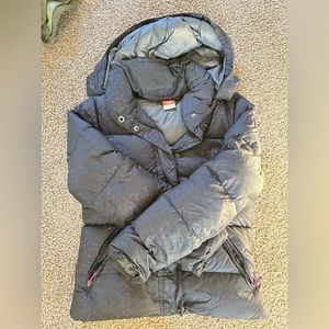 Nike grey duck down jacket size s